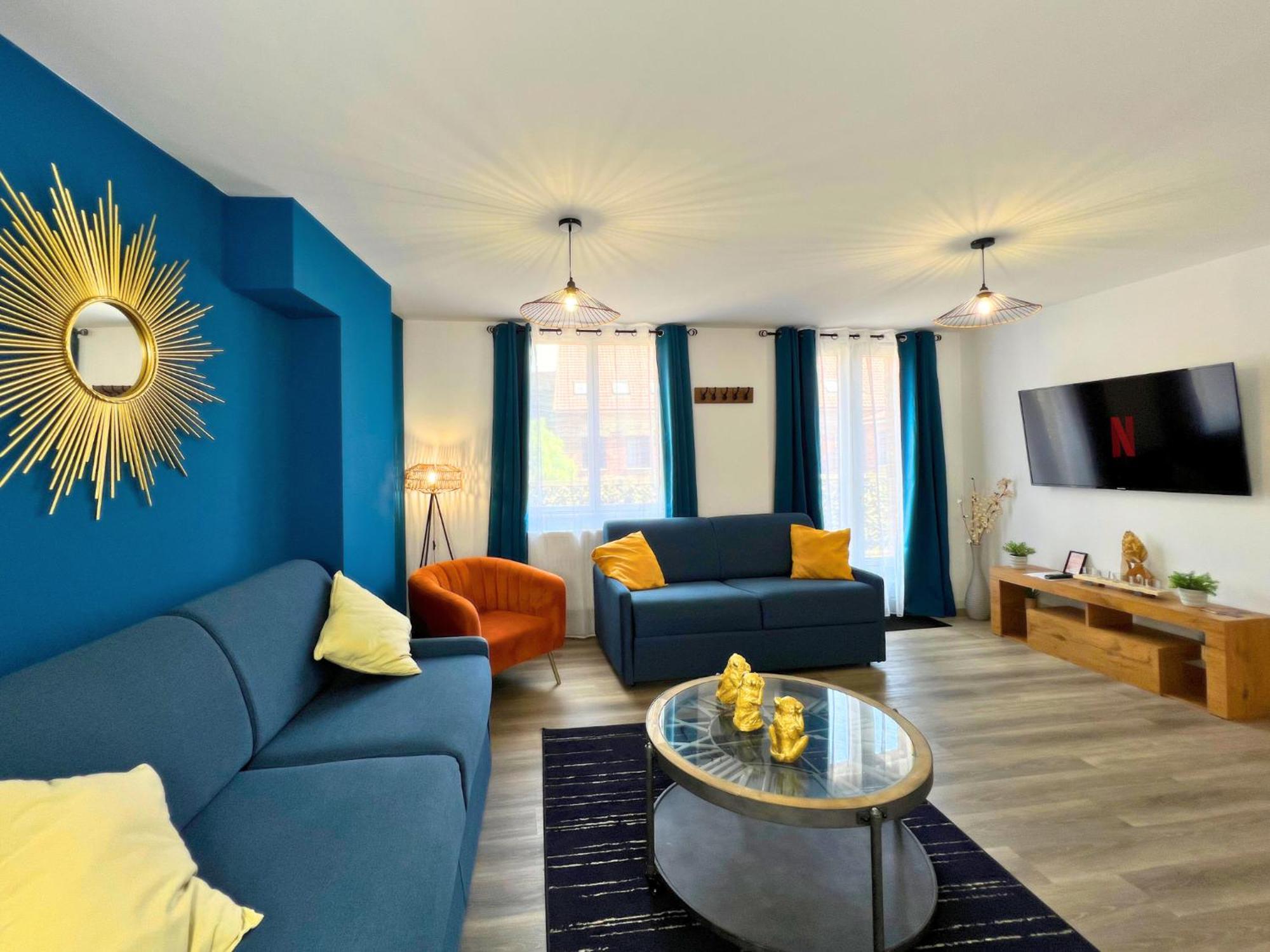 Le Spacieux A Saint-Omer - 2 Chambres, Centre Et Gare A Pied, Parking Gratuit Luaran gambar